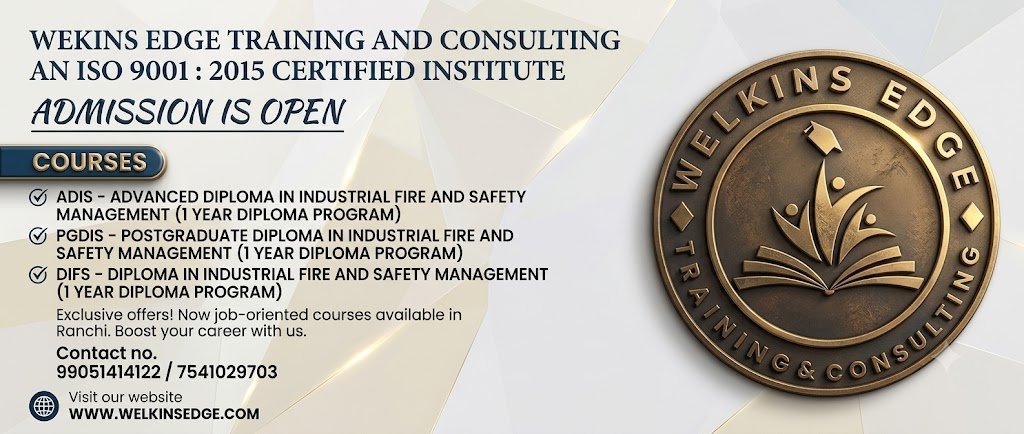 Ranchi Safety Courses: 100% Placement.